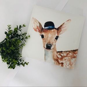 CUTE DEER CANVAS ART